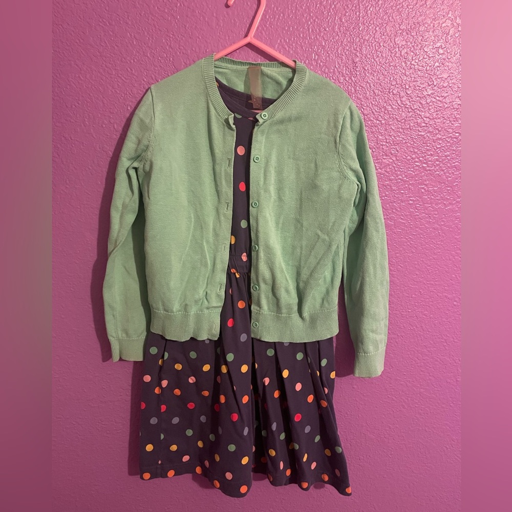 Primary dress and sweater